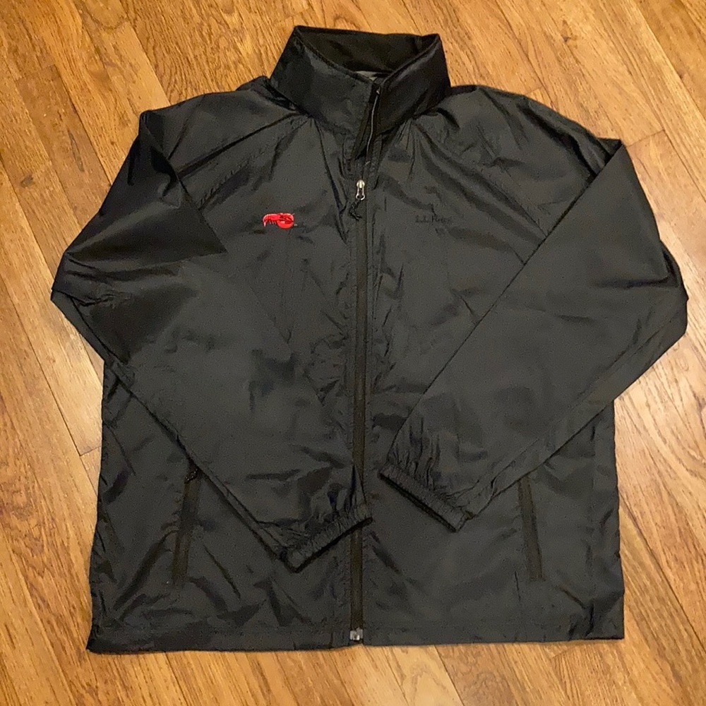 L.L. Bean black Windbreaker